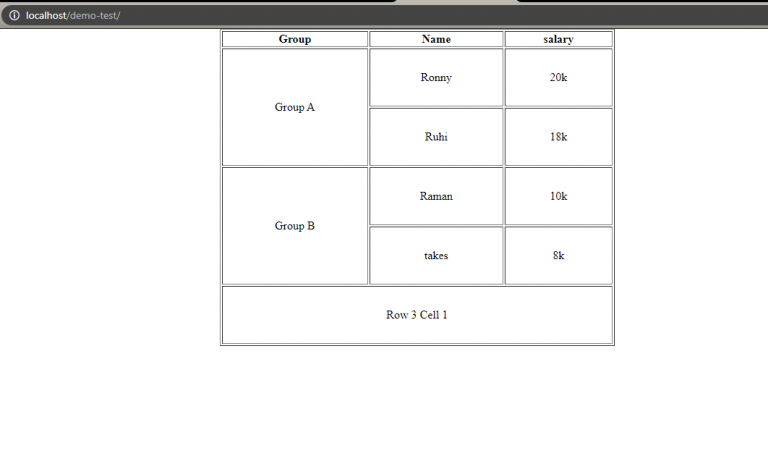 html table basics