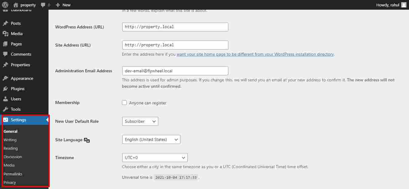 WordPress admin panel introduction in Hindi