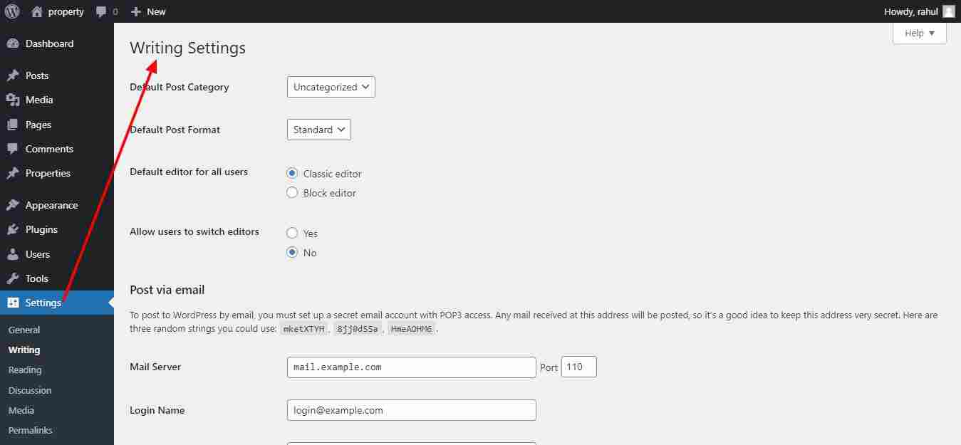WordPress admin panel introduction in Hindi