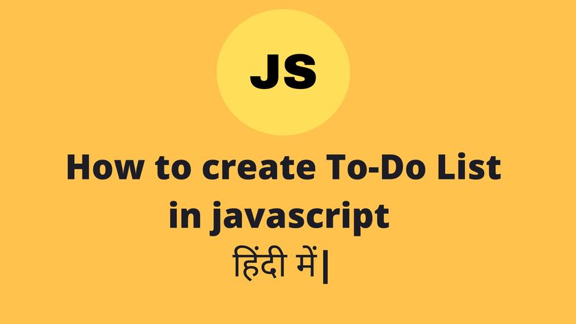 How to create To-Do List in javascript in hindi